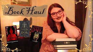 A DARK NOVEMBER BOOK HAUL | Fantasy, Horror, and More Vampires | Books I've Bought During Autumn