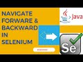 Navigate forward and backward in Selenium | Java