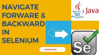 Navigate forward and backward in Selenium | Java