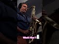 What’s New ? Tenor Sax cover. #jazz #saxophone #music