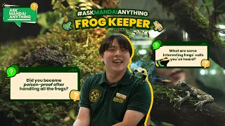 #AskMandaiAnything - Are our keepers really poison-proof to frogs' toxins? 🐸