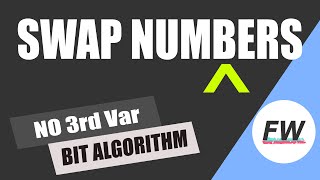 How to Swap two numbers without using third variable?   Bit Manipulation Interview - XOR