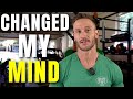 I've CHANGED MY MIND On These 5 Things w/ Nutrition in the Last 5 years