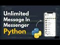 Python Hacking | Send Unlimited Message In #Facebook #Whatsapp #Instagram #Twitter #python #hacking