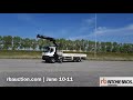 2016 renault k460 8x4 flatbed truck with 2016 hiab 288ep 3 hiduo crane