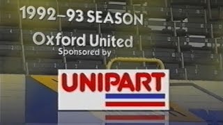 OXFORD UNITED - 1992-93 Season Review