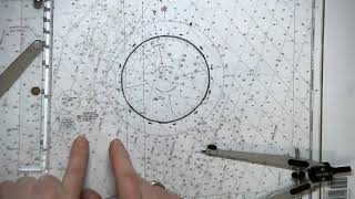 plot a true course from a given point