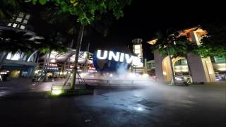universal studios globe - timelapse