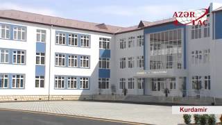 President Ilham Aliyev attended the opening of a secondary school in Atakishili village in Kurdamir