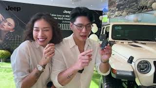 BÀN GIAO JEEP GLADIATOR CHO VỢ CHỒNG NGÔ THANH VÂN VÀ  HUY TRẦN