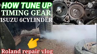 How to tune up timing gear & fuel pump Isuzu 6cylinder full version