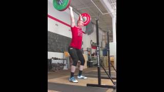 20160617 power jerk @85%(94kg) 4/5