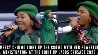 Mercy Chinwo Light up The Crowd With Her Powerful Ministration At The Light up Lagos crusade 2025