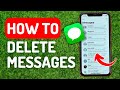 How to Delete iPhone Messages Permanently - Full Guide
