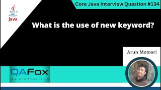 What is the use of new keyword in Java (Core Java Interview Question #134)