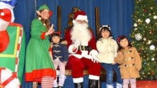 米国のクリスマスムード満喫　三沢で5年ぶり「サンタ親子バスツアー」