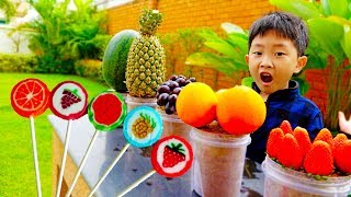 [30분] 예준이와 아빠의 장난감 가게놀이 과일 아이스크림 햄버거 마트놀이 전동 자동차 ICE CREAM Store Food Toy Video for Kids