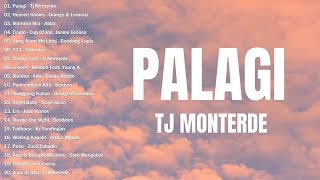PALAGI - TJ MONTERDE | Best OPM Tagalog Love Songs With Lyrics 2024 | OPM Trending 2024 Playlist