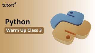 Data Science Python for Beginners Warm Up Class-3 | Data Science Training | Tutort Academy
