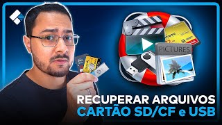 Como RECUPERAR CARTÃO SD e SALVAR ARQUIVOS PERDIDOS | SD, USB e CF