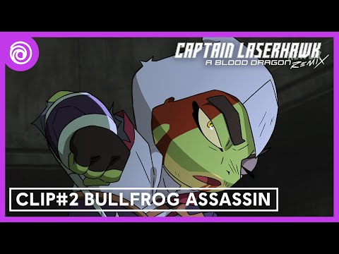 Captain Laserhawk: A Blood Dragon Remix Bullfrog Assassin Official Clip Netflix