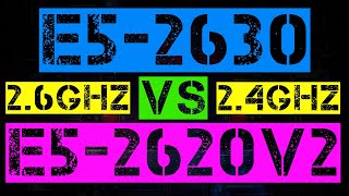 XEON E5-2630 VS E5-2620 V2