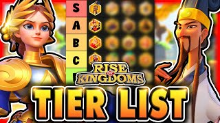 Ranking EVERY COMMANDER in Rise of Kingdoms! Rise of Kingdoms Tier List 2023