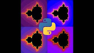 Python Tutorial: Fractal plotting (Mandelbrot set)