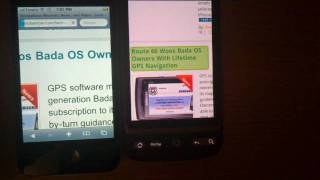 Apple iPhone 4 Vs HTC Desire browser speed test.avi