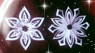 #snowflakes #papercrafts #christmas #decoration #easy #ideas #preschool