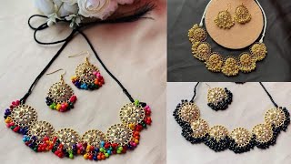 How to make DIY handmade multicolor choker at home || Step by Step