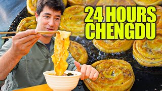 24 Hours of STREET FOOD in China 🇨🇳 Chengdu's BEST Sichuan Food Morning Till Night!