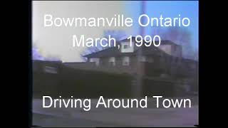 Bowmanville, Ontario - March, 1990 - Driving around town