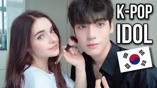 WAS MY KOREAN HUSBAND AN IDOL BEFORE !? *IDOL  MAKEUP*