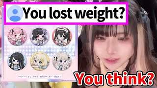 Sato Nozomi talks about her weight