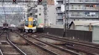 近鉄特急 大阪難波行き Bダイヤ 0162レ (12200系スナックカー N55 汎用名阪乙特急)