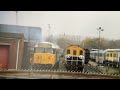 50 021 “rodney” starting up in eastleigh works