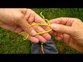 how to tie an adjustable knot on a simond spiker decathlon chalk bag