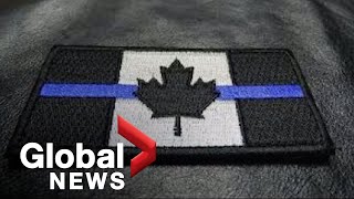Some Calgary cops defy order to remove "thin blue line" patch