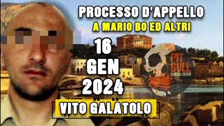 Vito Galatolo: Processo d'appello a Mario Bo ed altri (2024) Parte.2