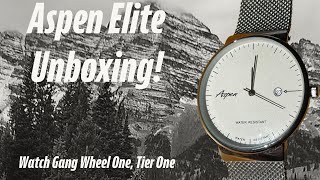 Watch Gang Wheel Unboxing - Aspen Elite!