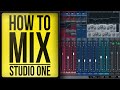 How to Mix in Studio One (The Console View)