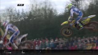 MXGP of Latvia Jeremy Seewer Crash #Motocross