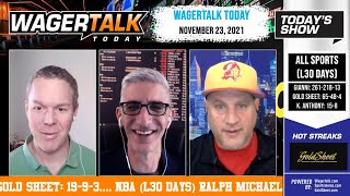 Free Sports Picks | Thanksgiving NFL Preview | NCAAF Picks | WagerTalk Today | Nov 23