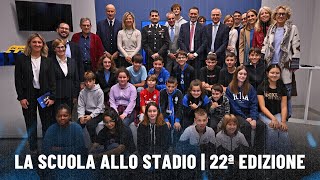 Giorgio Scalvini testimonial della XXII Edizione della Scuola Allo Stadio 📚🏟️