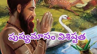 పుష్యమాసం విశిష్టత