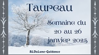 Taureau♉20 au 26 Janvier 2025🌟Beaucoup de mobilité en perspective. Tout sera possible avec patience.