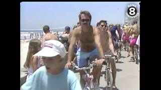 Crowded beaches across San Diego on Fourth of July 1989