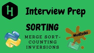 Merge Sort - Counting Inversions | Hackerrank Solution | Python | Interview Preparation Kit
