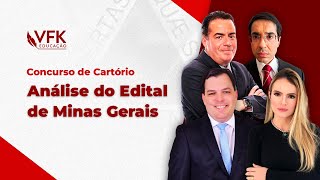 Análise do edital do Concurso de Cartório de Minas Gerais.